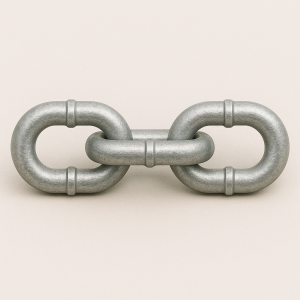 Цепь круглозвенная с буртиком Б2-8х52 в наличии в Ростове-на-Дону