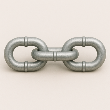 Цепь круглозвенная с буртиком Б2-2,5х24 в наличии в Ростове-на-Дону