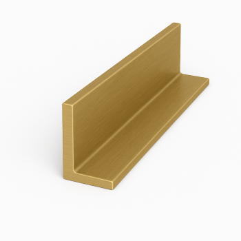 Латунный профиль Г-образный 50 мм ЛС59-1 в наличии в Ростове-на-Дону