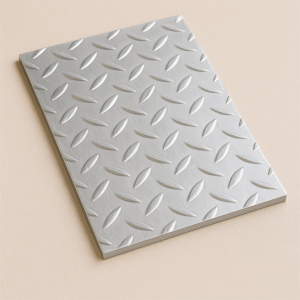 Алюминиевый рифленый лист даймонд 1,2х1000х1000 мм АМг3 в наличии в Ростове-на-Дону