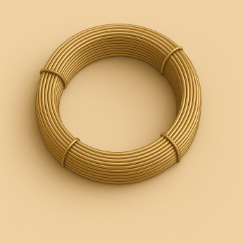 Латунная проволока тянутая 0,22 мм Л68 ГОСТ 1066-2015 в наличии в Ростове-на-Дону