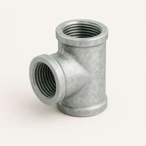 Тройник оцинкованный приварной ДУ 25 в наличии в Ростове-на-Дону