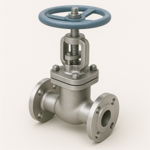 Задвижка нержавеющая фланцевая Ду 125 Ру 16 в наличии в Ростове-на-Дону