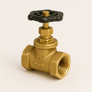 Клапан запорный латунный ДУ 40 РУ 16 15б3р в наличии в Ростове-на-Дону